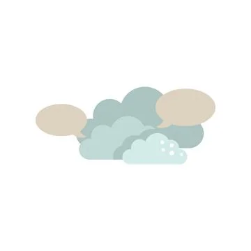 Servers are connecting and sharing data on cloud computing Illustrazione stock