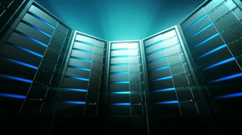Servers Background 3 (Loop) Video stock 11043486