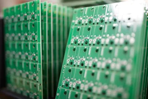 Servers circuit boards Stock Photos
