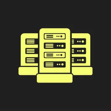 Servers in data center. 스톡 일러스트