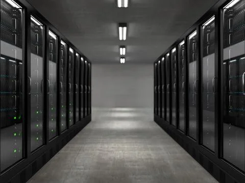 Servers Stock Illustration
