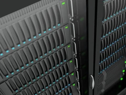 Servers Stock Illustration