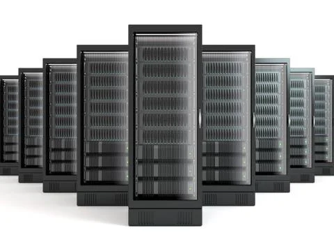 Servers Stock Illustration