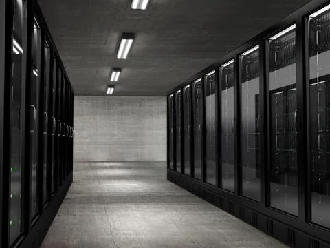 Servers Stock Illustration