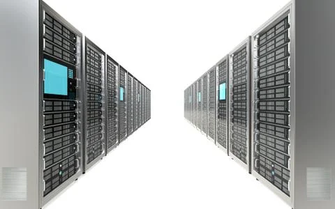 Servers. Stock Illustration