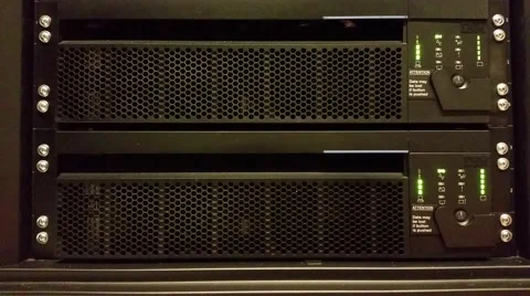 Servers in operation Stock Footage 55765107