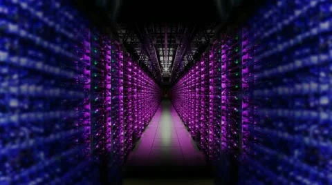 Servers Rainbow Forever Stock Footage 12455076