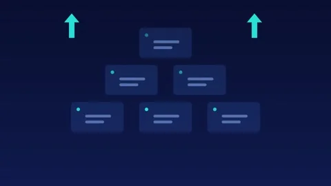 Servers scaling up cloud infrastructure electric cloud loop Видео 342612156