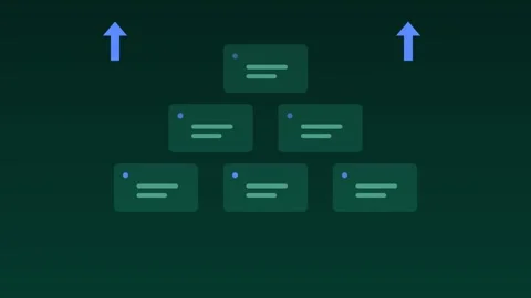 Servers scaling up cloud infrastructure seafoam cloud loop Видео 342612149