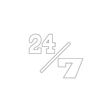 Service and support for customers. flat vector icon Stock Illustration