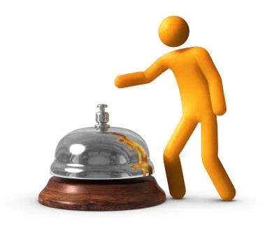 Service bell Stock Illustration