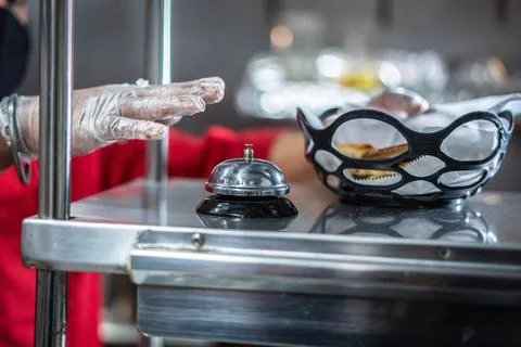 Service bell in the kitchen Stock Photos