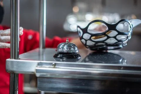 Service bell in the kitchen Stock Photos