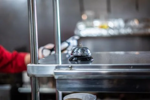 Service bell in the kitchen Stock Photos