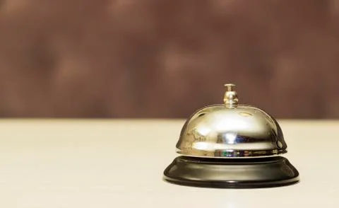 Service bell on reception Stock Photos