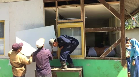 Service building project Stockbeeldmateriaal 55289111