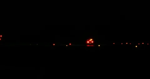 Service car on runway Stock Footage 104771307
