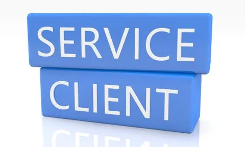 Service Client Stock Illustration