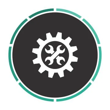 Service computer symbol イラスト素材