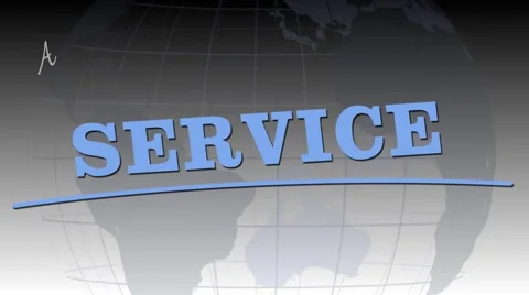 Service concept -animation Video stock 42344201