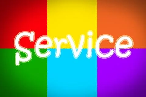 Service concept Stock Illustration