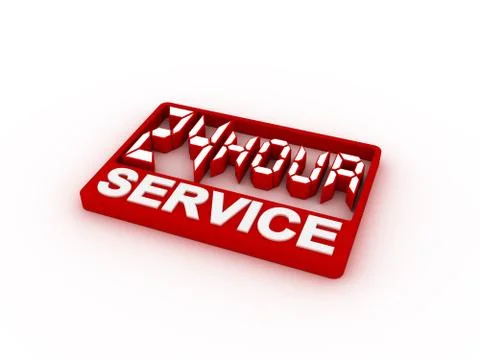 Service concept words Stock Illustration