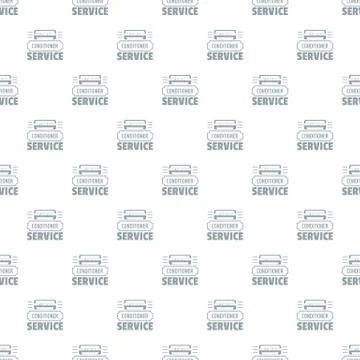 Service conditioner pattern seamless Illustrazione stock