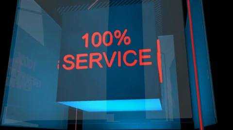 Service cube Stock Footage 39792457
