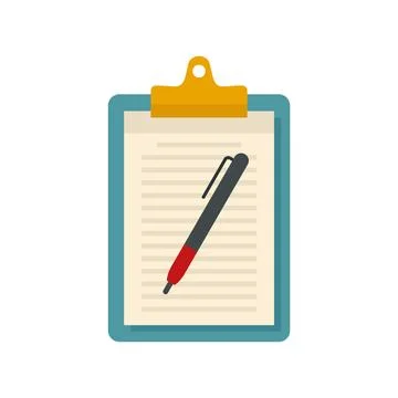 Service editor icon flat isolated 스톡 일러스트