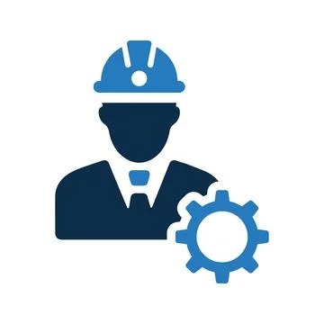 Service Engineer Icon. Stock Illustration