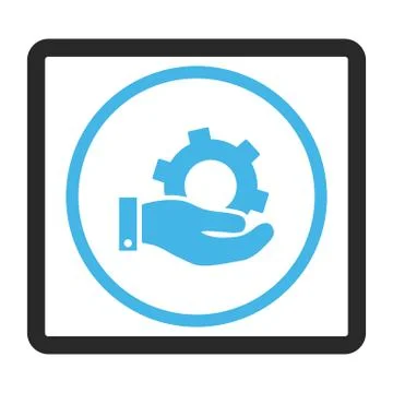Service Framed Vector Icon Stockillustratie