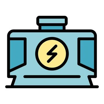 Service generator icon vector flat イラスト素材
