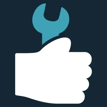 Service Hand Icon Stock Illustration