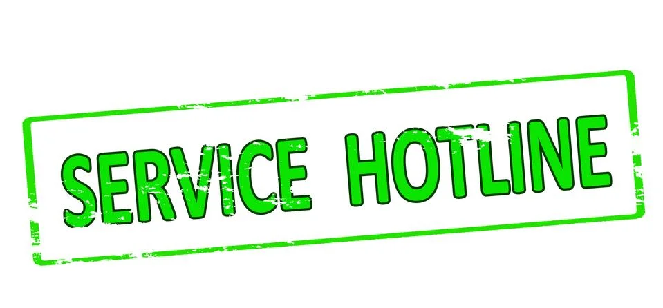 Service hotline Stock Illustration