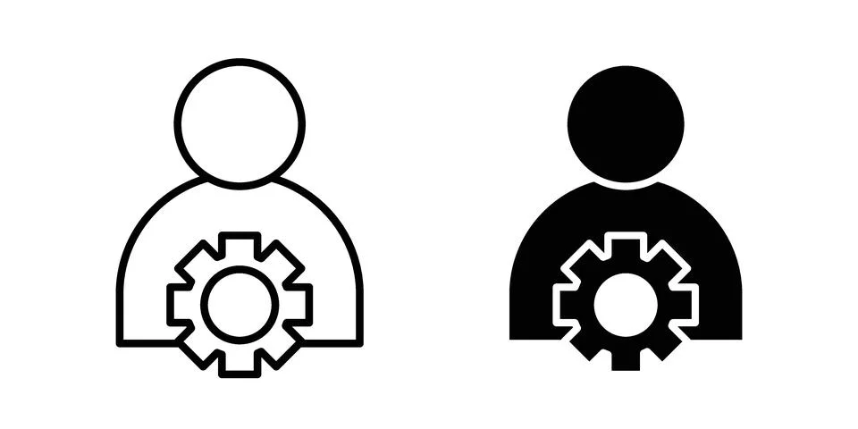 Service icon bundle for website design projects Stock Illustration
