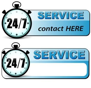 Service icons Stock Illustration