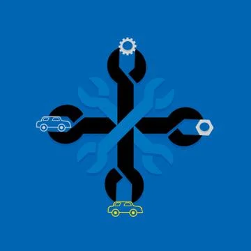 Service idea Stock Illustration