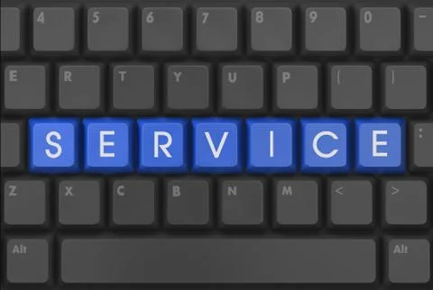 Service 스톡 일러스트