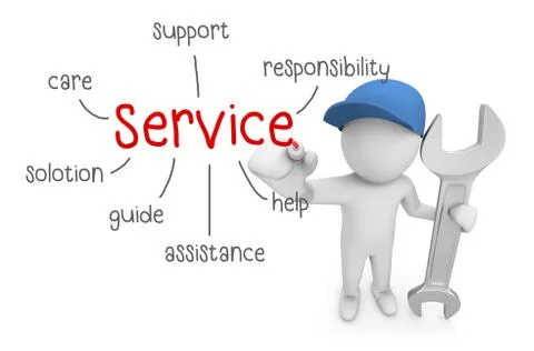 Service Stock Illustration