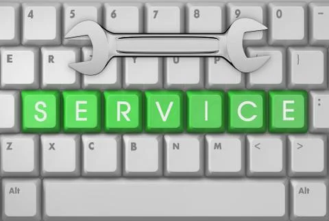 Service Illustrazione stock