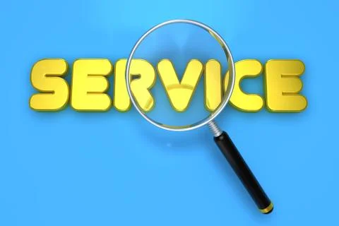 Service letter Stock Illustration