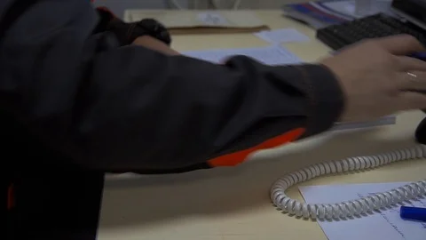 Service Manager works Stock Footage 97277909