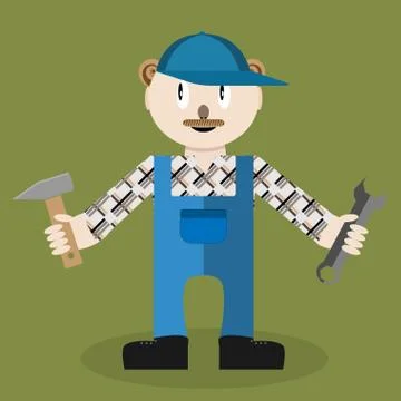 Service master Stock Illustration