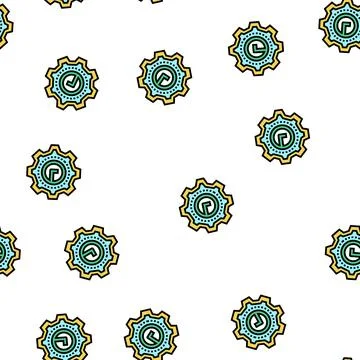 Service quality vector seamless pattern 스톡 일러스트