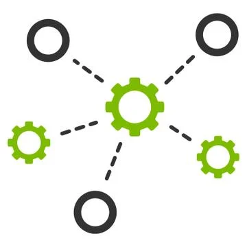 Service Relations Icon Illustrazione stock