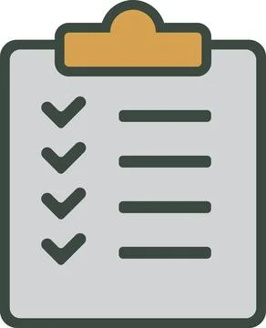 Service Report Document Icon With Marked Line For Mechanics Stock Photos
