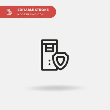 Service Simple vector icon. Illustration symbol design template for web mobil Stock Illustration