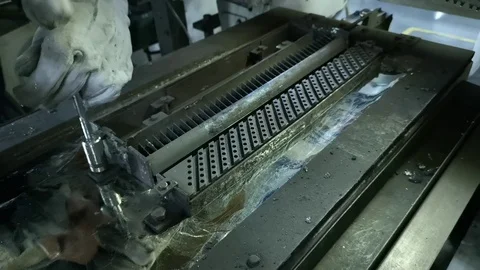 Service solder machine port Stock Footage 103805879