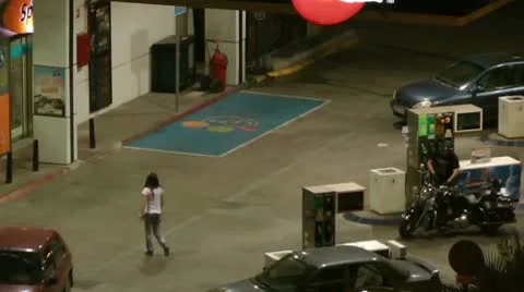 Service Station Stock Footage 8840602