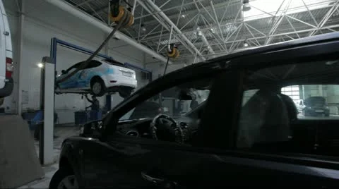 Service station Stock Footage 22200611